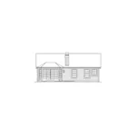 Traditional House Plan Rear Elevation - Laketon Affordable Ranch Home 007D-0154 - Shop House Plans and More