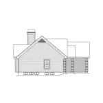 Ranch House Plan Left Elevation - Greenwald Ranch Home 007D-0157 - Search House Plans and More