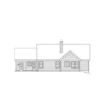 Ranch House Plan Rear Elevation - Greenwald Ranch Home 007D-0157 - Search House Plans and More