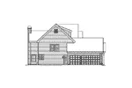 Country French House Plan Left Elevation - Graystone Place Luxury Home 007D-0158 - Search House Plans and More