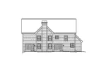 Country French House Plan Rear Elevation - Graystone Place Luxury Home 007D-0158 - Search House Plans and More