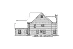 Traditional House Plan Right Elevation - Graystone Place Luxury Home 007D-0158 - Search House Plans and More