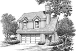 Ranch House Plan Front Image of House - Welton Park Apartment Garage 007D-0159 | House Plans and More