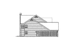 Luxury House Plan Left Elevation - Linden Heights Traditional Home 007D-0160 - Shop House Plans and More