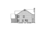 Luxury House Plan Right Elevation - Linden Heights Traditional Home 007D-0160 - Shop House Plans and More
