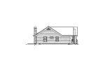 Ranch House Plan Left Elevation - La Demeure Country French Home 007D-0162 - Shop House Plans and More
