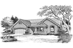 Country House Plan Front Image of House - Ashmont Park Ranch Home 007D-0163 - Search House Plans and More