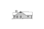 Country House Plan Left Elevation - Ashmont Park Ranch Home 007D-0163 - Search House Plans and More