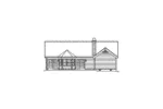 Ranch House Plan Rear Elevation - Ashmont Park Ranch Home 007D-0163 - Search House Plans and More