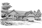 Craftsman House Plan Front Image of House - Ashmont Place Craftsman Home 007D-0164 - Search House Plans and More