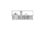 Traditional House Plan Rear Elevation - Ashmont Place Craftsman Home 007D-0164 - Search House Plans and More
