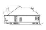 Adobe House Plans & Southwestern Home Design Right Elevation - Pomona Park Southwestern Home 007D-0166 - Shop House Plans and More