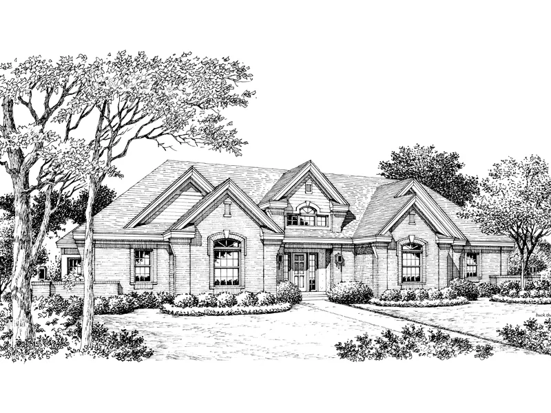 Neoclassical House Plan Front Image of House - Pacific Heights Ranch Home 007D-0167 - Shop House Plans and More