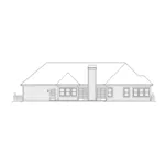 Neoclassical House Plan Rear Elevation - Pacific Heights Ranch Home 007D-0167 - Shop House Plans and More