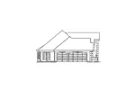 Ranch House Plan Left Elevation - Malabar Bay Sunbelt Style Home 007D-0171 - Shop House Plans and More