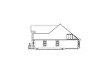 Traditional House Plan Right Elevation - Malabar Bay Sunbelt Style Home 007D-0171 - Shop House Plans and More