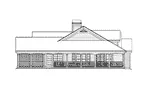 Ranch House Plan Left Elevation - Corder Hollow Country Home 007D-0172 - Search House Plans and More