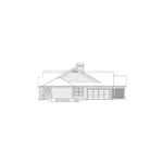 Cabin & Cottage House Plan Right Elevation - Corder Hollow Country Home 007D-0172 - Search House Plans and More