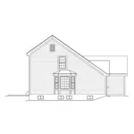 Traditional House Plan Left Elevation - Oakford Traditional Home 007D-0173 - Shop House Plans and More