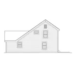 Traditional House Plan Right Elevation - Oakford Traditional Home 007D-0173 - Shop House Plans and More