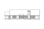 Traditional House Plan Rear Elevation - St. Laurent Country Ranch Home 007D-0174 - Shop House Plans and More
