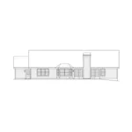 Ranch House Plan Rear Elevation - St. Laurent Country Ranch Home 007D-0174 - Shop House Plans and More