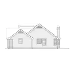 Ranch House Plan Right Elevation - St. Laurent Country Ranch Home 007D-0174 - Shop House Plans and More