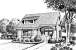 Ranch House Plan Front Image of House - Shadybend Cottage Home 007D-0175 - Shop House Plans and More