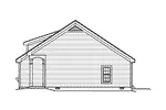 Traditional House Plan Right Elevation - Shadybend Cottage Home 007D-0175 - Shop House Plans and More