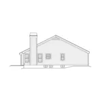 Traditional House Plan Left Elevation - Silverpine Cottage Home 007D-0176 - Shop House Plans and More