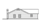 Ranch House Plan Left Elevation - Mapleville Ranch Home 007D-0177 - Shop House Plans and More