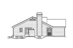 Traditional House Plan Left Elevation - Hillsborough Place Ranch Home 007D-0178 - Search House Plans and More