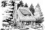Vacation House Plan Front Image of House - Summertree Cottage Home 007D-0179 - Shop House Plans and More