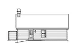 Country House Plan Rear Elevation - Thornton Country Cabin Home 007D-0180 - Shop House Plans and More