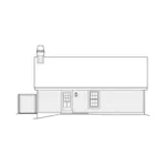 Cabin & Cottage House Plan Rear Elevation - Thornton Country Cabin Home 007D-0180 - Shop House Plans and More