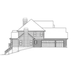 Traditional House Plan Left Elevation - Stratford Manor European Home 007D-0183 - Shop House Plans and More