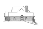 Country French House Plan Right Elevation - Stratford Manor European Home 007D-0183 - Shop House Plans and More