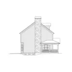 Country House Plan Left Elevation - Milburn Manor Country Home 007D-0184 - Shop House Plans and More