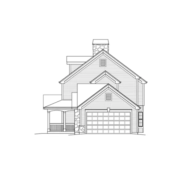 Country House Plan Right Elevation - Milburn Manor Country Home 007D-0184 - Shop House Plans and More