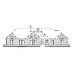 Arts & Crafts House Plan Front Elevation - Compton Park Atrium Ranch Home 007D-0185 - Search House Plans and More