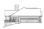 Sunbelt House Plan Left Elevation - Carmel Place Atrium Ranch Home 007D-0187 - Search House Plans and More