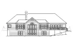 Sunbelt House Plan Rear Elevation - Carmel Place Atrium Ranch Home 007D-0187 - Search House Plans and More