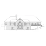 Traditional House Plan Rear Elevation - Carmel Place Atrium Ranch Home 007D-0187 - Search House Plans and More