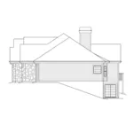 Traditional House Plan Right Elevation - Carmel Place Atrium Ranch Home 007D-0187 - Search House Plans and More