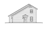 Building Plans Right Elevation - Newton Park Apartment Garage 007D-0188 | House Plans and More