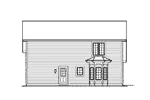 Cabin & Cottage House Plan Rear Elevation - Stonetrail Apartment Garage 007D-0189 | House Plans and More