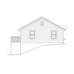 Traditional House Plan Left Elevation - Shadyhill Cottage Ranch Home 007D-0193 - Shop House Plans and More