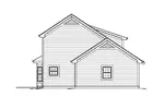 Building Plans Left Elevation - Caryville Apartment Garage 007D-0194 | House Plans and More
