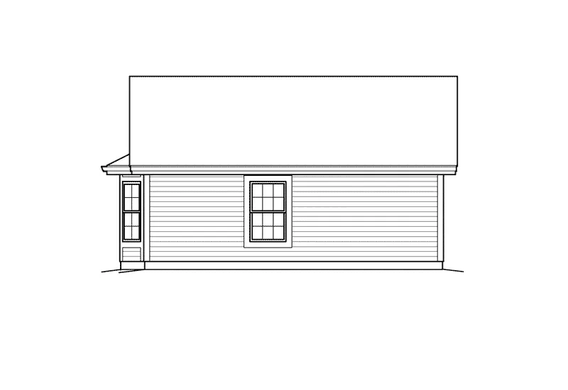 Traditional House Plan Rear Elevation - Corina Cottage Home 007D-0196 - Search House Plans and More