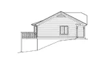 Ranch House Plan Left Elevation - Lyn Lake Waterfront Home 007D-0198 - Shop House Plans and More